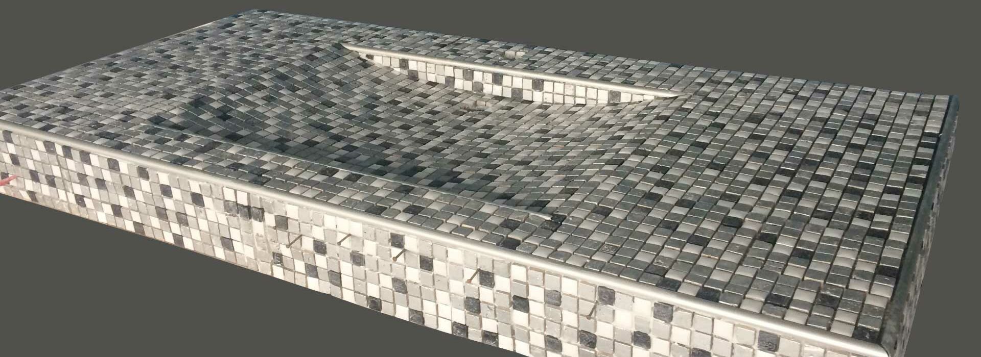 Meuble carrelé sur mesure Meuble carrelé sur mesure